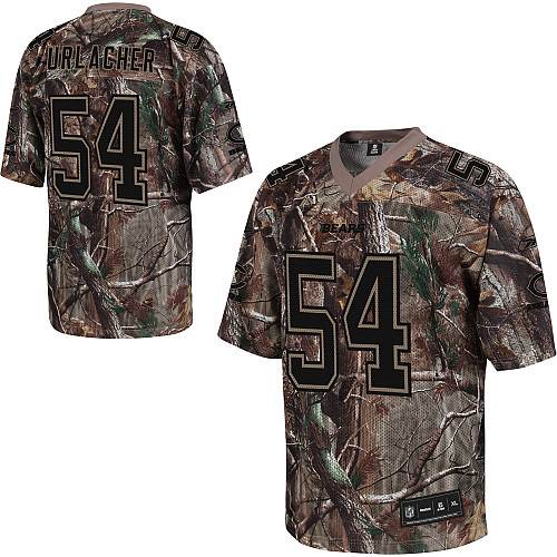 Bears #54 Brian Urlacher Camouflage Realtree Stitched NFL Jersey