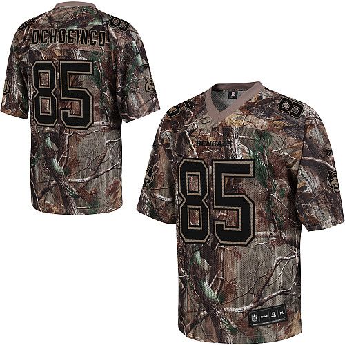 Cincinnati Bengals #85 Chad Ochocinco Camouflage Realtree Stitched NFL Jersey
