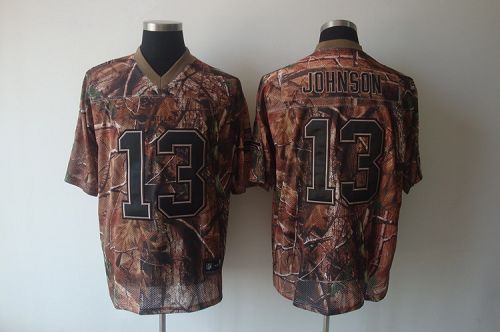 Bills #13 Steve Johnson Camouflage Realtree Stitched NFL Jersey
