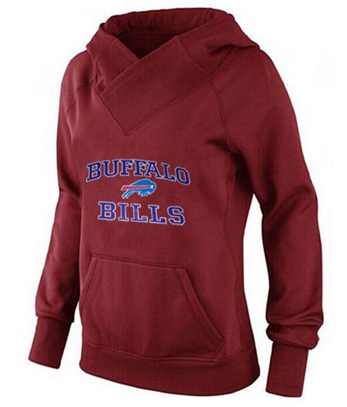 Women's Buffalo Bills Heart & Soul Pullover Hoodie Red