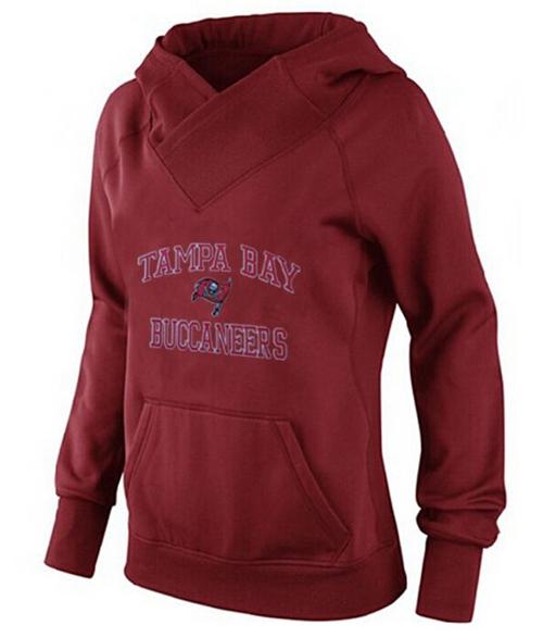 Women's Tampa Bay Buccaneers Heart & Soul Pullover Hoodie Red