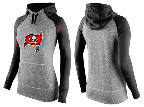 Women's  Tampa Bay Buccaneers Performance Hoodie Grey & Black