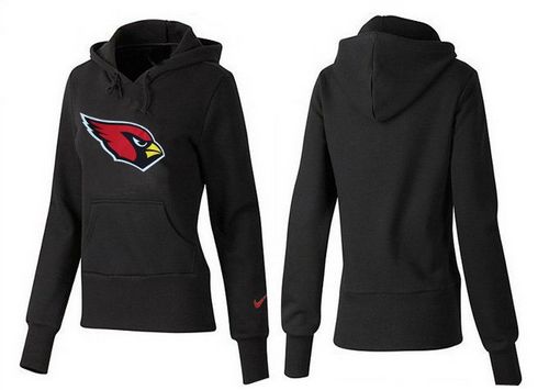 Women's Arizona Cardinals Logo Pullover Hoodie Black