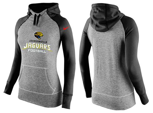 Women's  Jacksonville Jaguars Performance Hoodie Grey & Black