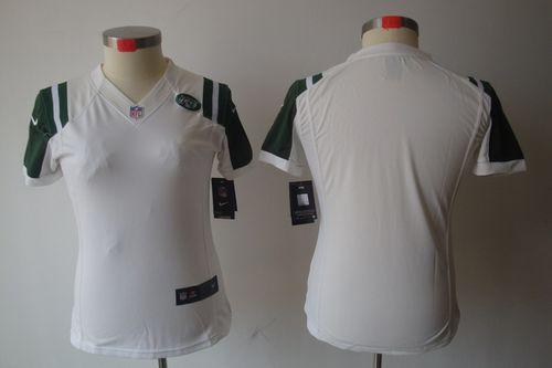  Jets Blank White Women's Stitched NFL Limited Jersey