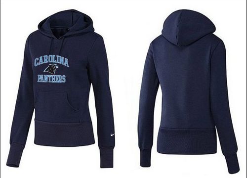 Women's Carolina Panthers Heart & Soul Pullover Hoodie Blue