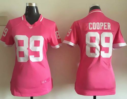  Raiders #89 Amari Cooper Pink Women's Stitched NFL Elite Bubble Gum Jersey