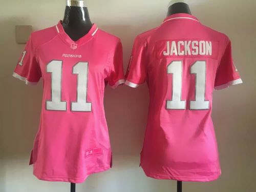  Redskins #11 DeSean Jackson Pink Women's Stitched NFL Elite Bubble Gum Jersey