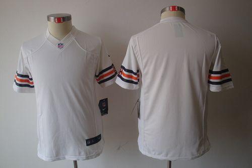  Bears Blank White Youth Stitched NFL Limited Jersey