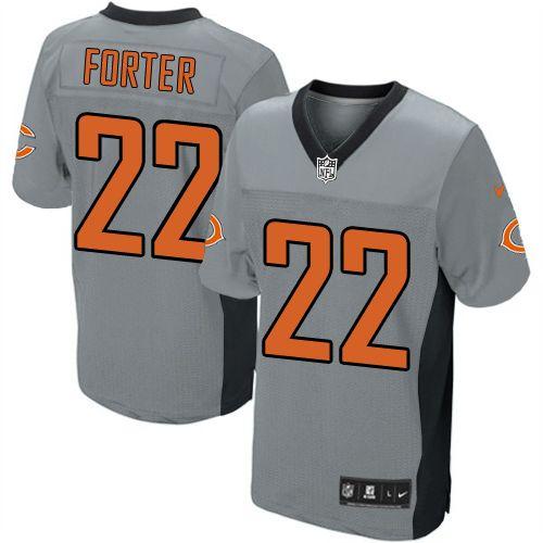  Bears #22 Matt Forte Grey Shadow Youth Stitched NFL Elite Jersey