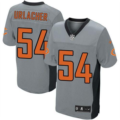  Bears #54 Brian Urlacher Grey Shadow Youth Stitched NFL Elite Jersey