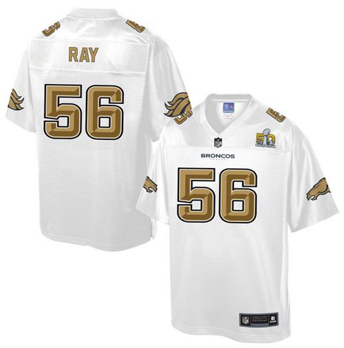  Broncos #56 Shane Ray White Youth NFL Pro Line Super Bowl 50 Fashion Game Jersey