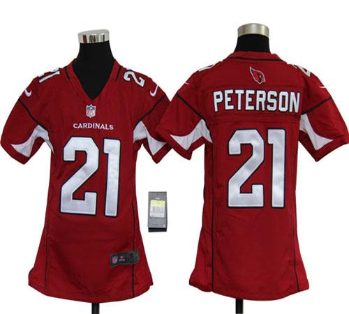  Cardinals #21 Patrick Peterson Red Team Color Youth Stitched NFL Elite Jersey
