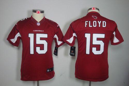  Cardinals #15 Michael Floyd Red Team Color Youth Stitched NFL Limited Jersey