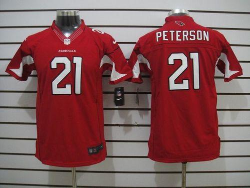  Cardinals #21 Patrick Peterson Red Team Color Youth Stitched NFL Limited Jersey