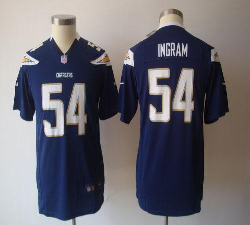  Chargers #54 Melvin Ingram Navy Blue Team Color Youth NFL Game Jersey