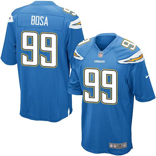  Chargers #99 Joey Bosa Electric Blue Alternate Youth Stitched NFL Elite Jersey