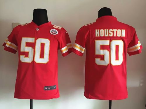  Chiefs #50 Justin Houston Red Team Color Youth Stitched NFL Elite Jersey
