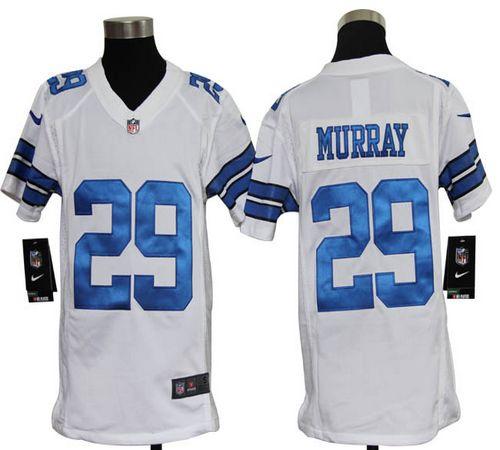  Cowboys #29 DeMarco Murray White Youth Stitched NFL Elite Jersey