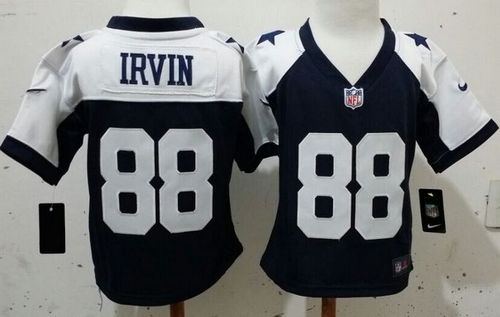 Toddler  Cowboys #88 Michael Irvin Navy Blue Thanksgiving Stitched NFL Elite Jersey