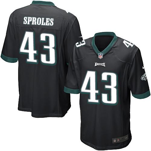  Eagles #43 Darren Sproles Black Alternate Youth Stitched NFL New Elite Jersey
