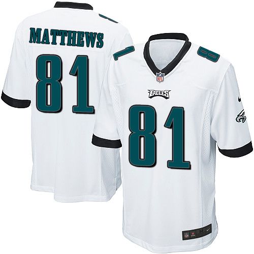  Eagles #81 Jordan Matthews White Youth Stitched NFL New Elite Jersey