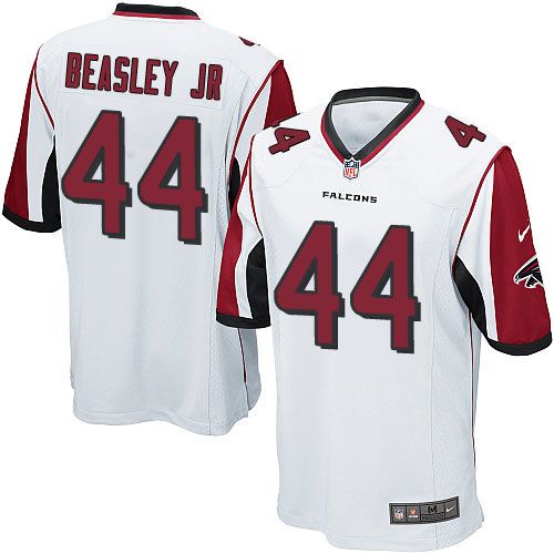  Falcons #44 Vic Beasley Jr White Youth Stitched NFL Elite Jersey