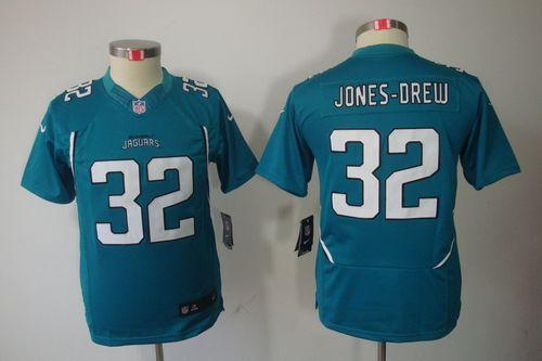  Jaguars #32 Maurice Jones Drew Teal Green Team Color Youth Stitched NFL Limited Jersey