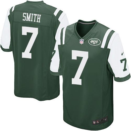  Jets #7 Geno Smith Green Team Color Youth Stitched NFL Elite Jersey