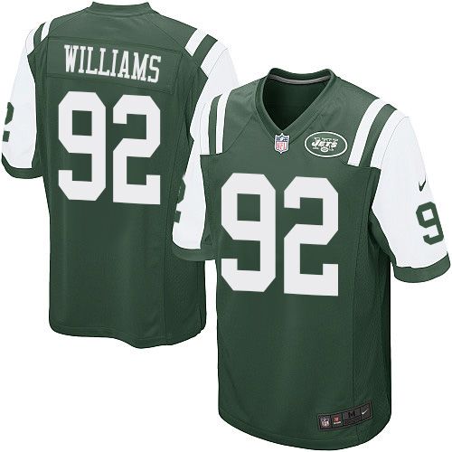  Jets #92 Leonard Williams Green Team Color Youth Stitched NFL Elite Jersey