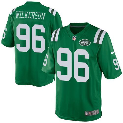  Jets #96 Muhammad Wilkerson Green Youth Stitched NFL Elite Rush Jersey