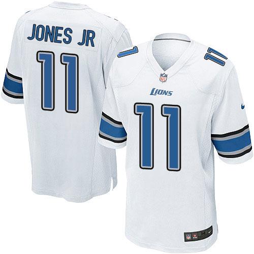  Lions #11 Marvin Jones Jr White Youth Stitched NFL Elite Jersey