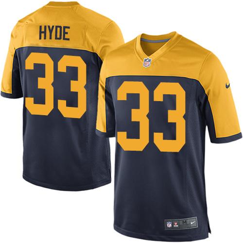  Packers #33 Micah Hyde Navy Blue Alternate Youth Stitched NFL New Elite Jersey