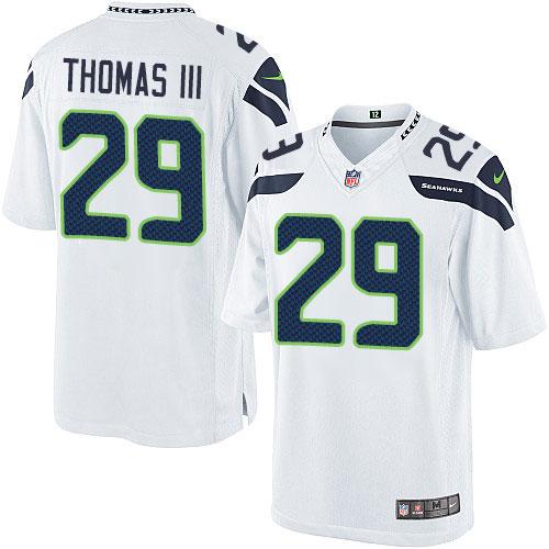  Seahawks #29 Earl Thomas III White Youth Stitched NFL Elite Jersey