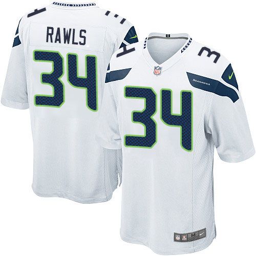  Seahawks #34 Thomas Rawls White Youth Stitched NFL Elite Jersey