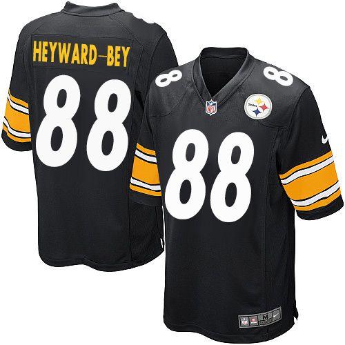  Steelers #88 Darrius Heyward Bey Black Team Color Youth Stitched NFL Elite Jersey