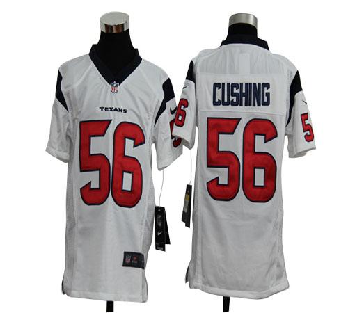  Texans #56 Brian Cushing White Youth Stitched NFL Elite Jersey