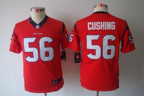  Texans #56 Brian Cushing Red Alternate Youth Stitched NFL Limited Jersey