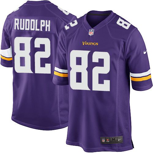  Vikings #82 Kyle Rudolph Purple Team Color Youth Stitched NFL Elite Jersey