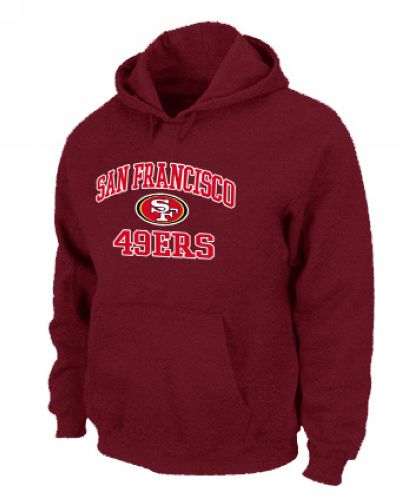San Francisco 49ers Heart & Soul Pullover Hoodie Red