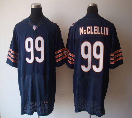  Bears #99 Shea McClellin Navy Blue Team Color Men's Stitched NFL Elite Jersey