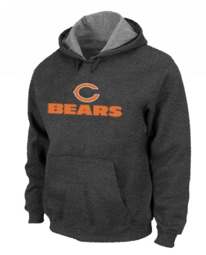 Chicago Bears Sideline Legend Authentic Logo Pullover Hoodie Dark Grey