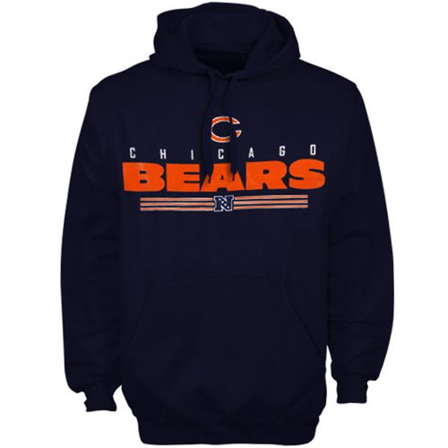 Chicago Bears Critical Victory VI Hoodie Navy Blue