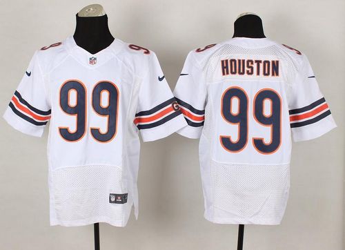  Bears #99 Lamarr Houston White Men's Stitched NFL Elite Jersey
