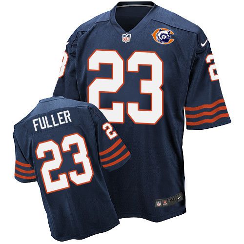  Bears #23 Kyle Fuller Navy Blue Throwback Men's Stitched NFL Elite Jersey