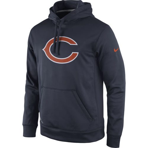 Chicago Bears  Practice Performance Pullover Hoodie Navy