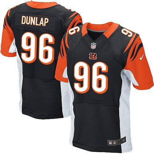  Bengals #96 Carlos Dunlap Black Team Color Men's Stitched NFL Elite Jersey