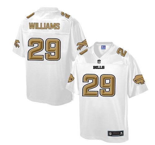  Bills #29 Karlos Williams White Men's NFL Pro Line Fashion Game Jersey