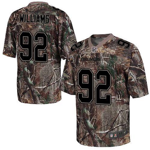  Broncos #92 Sylvester Williams Camo Men's Stitched NFL Realtree Elite Jersey