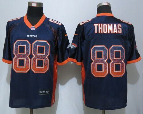  Broncos #88 Demaryius Thomas Navy Blue Alternate Men's Stitched NFL Elite Drift Fashion Jersey
